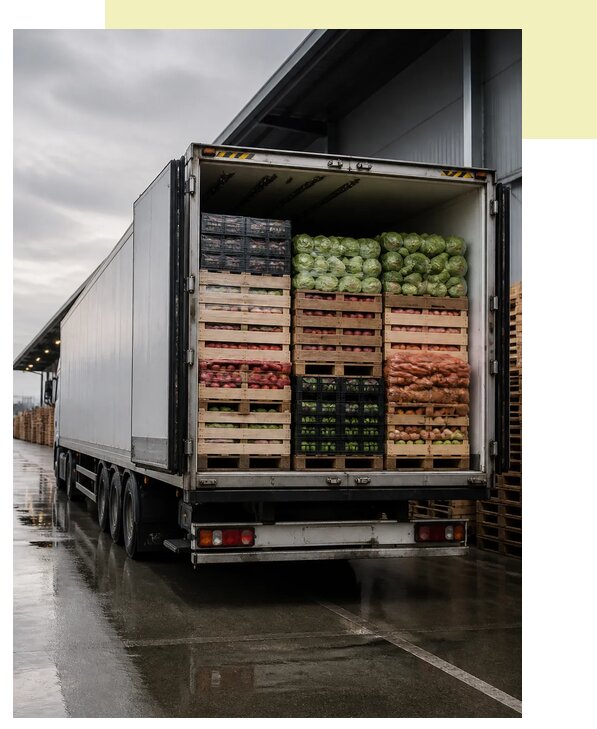 Перевозка плодоовощной продукции в Губкин по цене от 5079 р. | Агросервис-Гбк