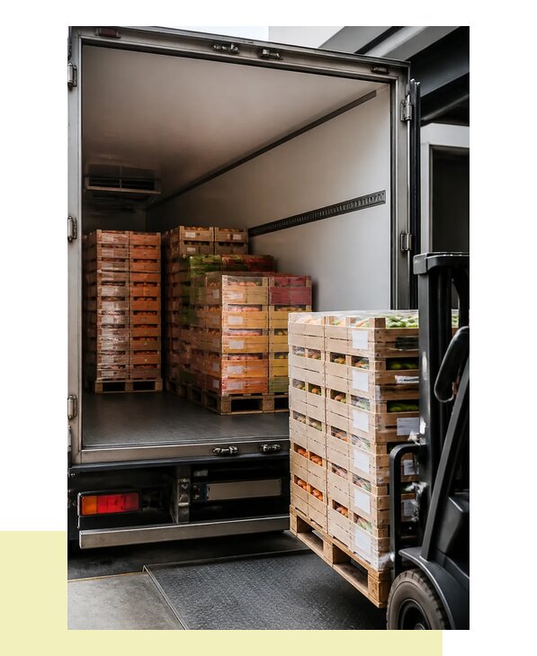 Перевозка сельхозпродукции на паллетах с доставкой в Губкин